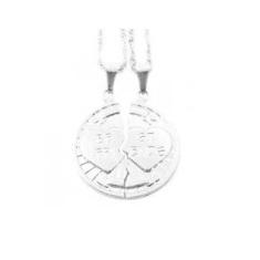 Imagem de Colar Cordão Best Friends Amigas Unissex Níquel