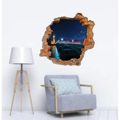 Imagem de Adesivo Buraco de Parede Londres tamanho 55cm x 50cm