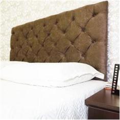 Imagem de Cabeceira Capitonê Suede Am Casal 140X120 RBL