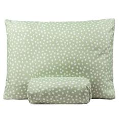 Imagem de Jogo De Lençol Solteiro Bouti Basic Estampado 180 Fios 2 Peças - Poa Verde Cha