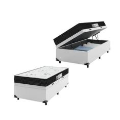 Imagem de Cama Box Baú Solteiro + Colchão D33 One Face - 61X88x188cm - Várias Co