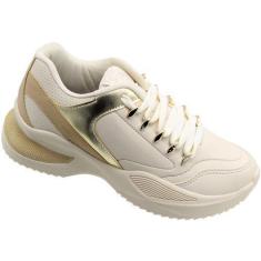 Imagem de Tênis Casual Chunky Logus Flame Jogging Flatform Robusto Feminino, Beg