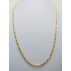 Imagem de Colar Corrente Cordão Baiano 70cm Em Ouro 18k750 Certificado