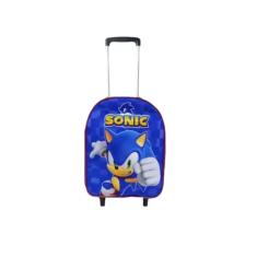 Mochila Infantil Bolsa Meninos Desenho Super Sonic O Ouriço Azul