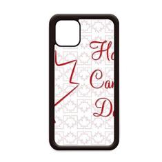 Imagem de Capa Happy Canada Day desenho de folhas de bordo para iPhone 12 Pro Max para Apple Mini Mobile Case Shell
