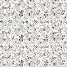 Imagem de Papel De Parede Desenhos Borboletas Autocolante Sala Quarto