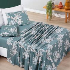 Imagem de Jogo De Cama King 200 Fios Avere 04 Peças Primavera - Bia Enxovais