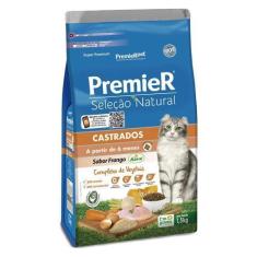 Imagem de Ração Premier Seleção Natural Frango Para Gatos Castrados - 1,5 Kg