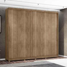 Imagem de Guarda Roupa Portas de Correr Londres 100% MDF 8 Gavetas com Pés - Lanza