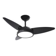 Imagem de Ventilador Lykan Led Lampada Quente 110/127v 3p Clm Preto 130w                                  Preto