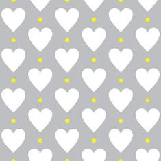 Imagem de Papel de Parede Heart Point Clean