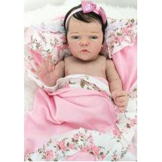 Imagem de Bebe Bonecas Atticus Menina Reborn  + Bolsa Maternidade - Ana Dolls