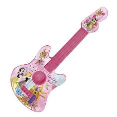 Imagem de Brinquedo Guitarra Infantil Musical À Corda Disney Princesas - Etitoys