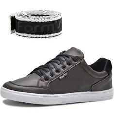 Imagem de Kit Tênis Com Cinto Casual Unissex Conforto