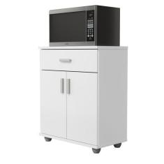 Imagem de Armário Balcão Suporte Microondas Cozinha Branco Mell ENVIA SOMENTE 01