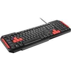 Imagem de Teclado Gamer Multimídia Red Keys - Multilaser