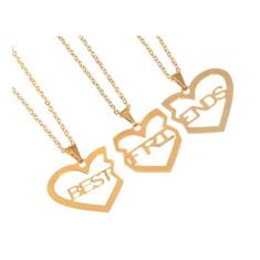 Colar Best Friends Forever Amigas Coração Dourado 3 peças - MLN - Colar -  Magazine Luiza