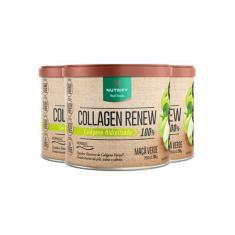 Imagem de Kit 3 Collagen Renew Colágeno Hidrolisado Maçã Verde Nutrify 300G
