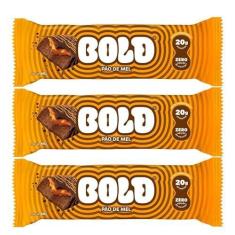 Imagem de Bold Barra de Proteína Pão de Mel contendo 3 unidades de 60g cada
