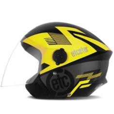 Imagem de Capacete Aberto Etceter Open, 58, AMARELO