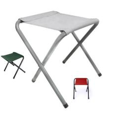 Imagem de Banqueta banco banquinho cadeira dobravel assento portatil para campin
