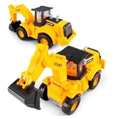 Imagem de Brinquedo Escavadeira Trator Criança Luz Miniatura Infantil