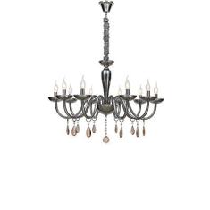 Imagem de Pendente Bella Iluminação Gris No Voltagev Fume/ Conhaque