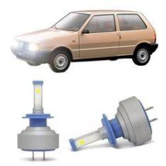 Imagem de Lâmpadas Led H7 6000k Farol Baixo Fiat Uno City /smart City 1999-2001