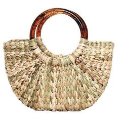 Imagem de Bolsa biro 2350 da palha med meia lua alça acril 957999