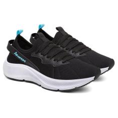 Imagem de Tenis Feminino Caminhada Linha Conforto Estilo Premuim Cor e Azul-Feminino