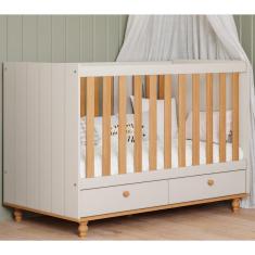 Imagem de Berço Americano 2 Gavetas Candy Permobili