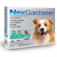 Imagem de Nexgard Cães 10 a 25kg 68MG 3 COMPRIMIDOS - Merial