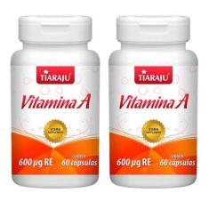 Imagem de Kit 2 Vitamina A 60 Cápsulas Tiaraju