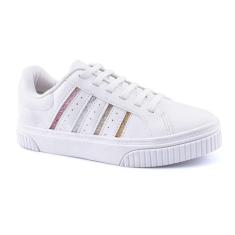 Imagem de Tenis Slip On Branco Glitter Godiva 333958