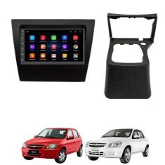 Imagem de Kit Multimídia Celta Prisma 2006 / 2015 7 Pol Android Carplay 2/32GB -