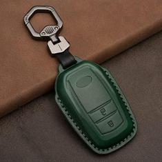 Imagem de Capa para porta-chaves do carro Bolsa de couro inteligente para chaveiro, adequado para Toyota C-HR Prado Camry Avalon Prius Corolla RAV4, porta-chaves do carro ABS inteligente para chaves de carro