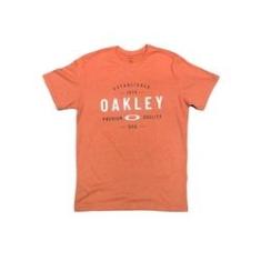 Imagem de Camiseta Oakley Masculina Premium Quality Tee Laranja
