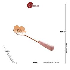 Imagem de Conjunto 4 Colheres Para Chá Flowers Rose Com Rosa