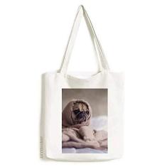 Imagem de Bulldog Pet Animal Lonely Sacola de lona, bolsa de compras, bolsa casual