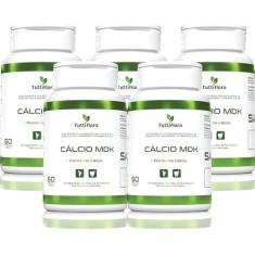 Imagem de Kit Com 05 - Cálcio Mdk (Cálcio, Magnésio, Vitamina D e K2) 60 Capsulas TuttiFlora