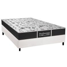 Imagem de Cama Box Casal: Colchão Molas Probel Prolastic Sleep + Base CRC Courano White(138x188)