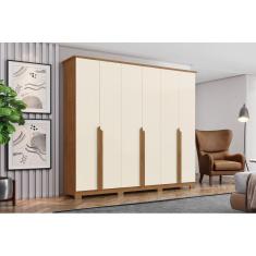 Imagem de Guarda-Roupa Andreas 06 Pts. Nature/Off White - Henn