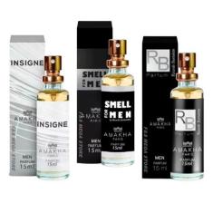 Imagem de Kit 3 Perfume Masculino Amakha Paris Insigne Smell For Men Rb