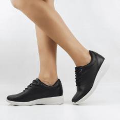 Imagem de Tênis Flat Amarração - USAFLEX, Preto, 37