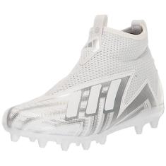 Imagem de adidas Tênis infantil unissex Freak Spark 23, Branco/Prata Metálico, 1.5 Little Kid