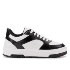 Imagem de Tênis Godiva Casual Feminino Branco Preto-Feminino