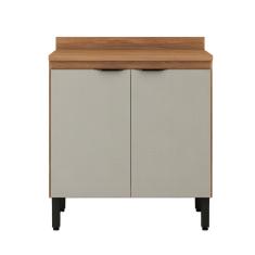 Imagem de Balcão de Cozinha Firenze 2 pt Amêndola e Nude