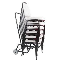 Imagem de 06 Cadeiras Para Hotel E Auditório Linha Hotel Branco