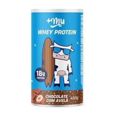Imagem de +Mu Pote Whey Concentrado Sabor Chocolate com Avelã 18g Proteína - 450g