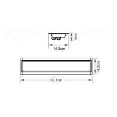 Imagem de Luminária Led De Embutir Tl Slim 10 Taschibra Branco Luz Neutra 4000k